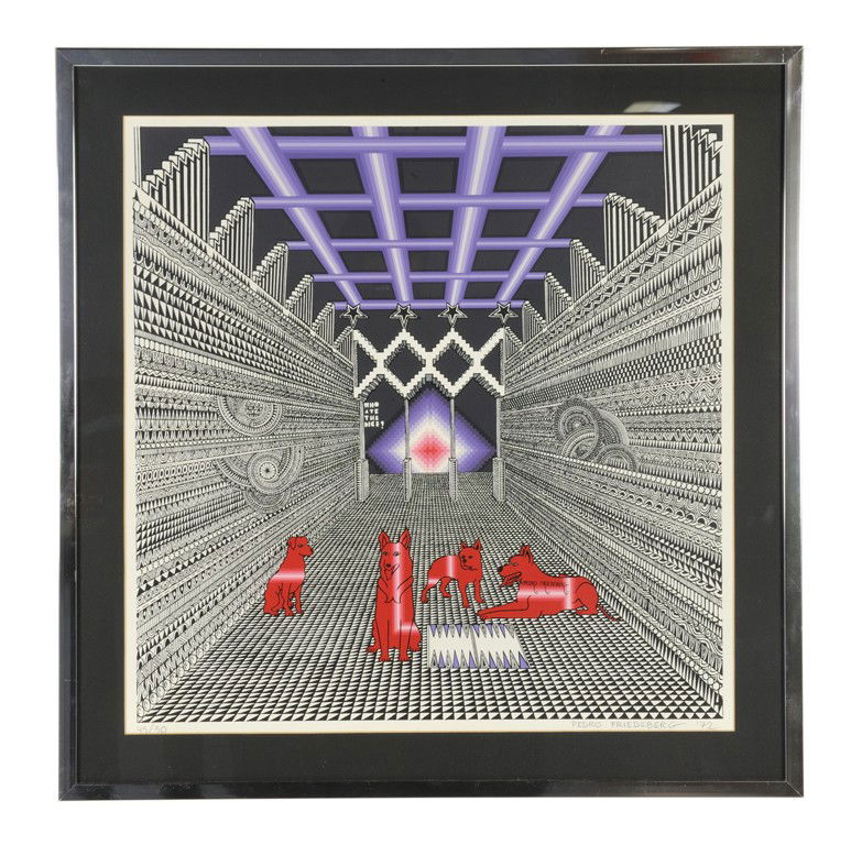 PEDRO FRIEDEBERG, "Who ate the dice?", Series: 45/5: PEDRO FRIEDEBERG ""Who ate the dice?"" Series: 45/50 20.5 x 20 inches ( 51.2 x 50cm )