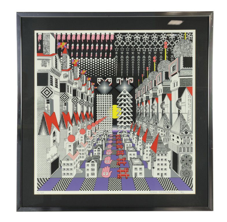 PEDRO FRIEDEBERG, "Unbanidad y Corteria las Damas",: PEDRO FRIEDEBERG ""Unbanidad y Corteria las Damas"" Series: 42/60 20.5 x 20 inches ( 51.2 x 50 cm)