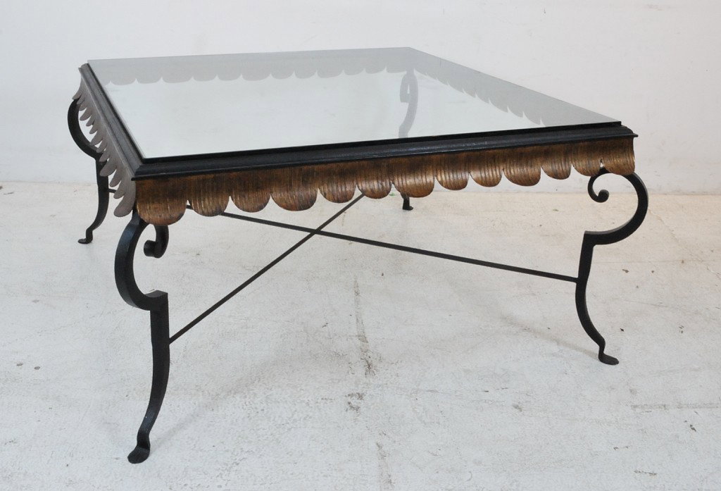 MINTON- SPIELL "ORLEANS" COFFEE TABLE: MINTON- SPIELL ""ORLEANS"" COFFEE TABLE 22 X 45 X 45 inches