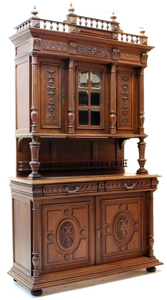HENRI II STYLE BUFFET: HENRI II STYLE BUFFET 100 x 56 x 22 inches