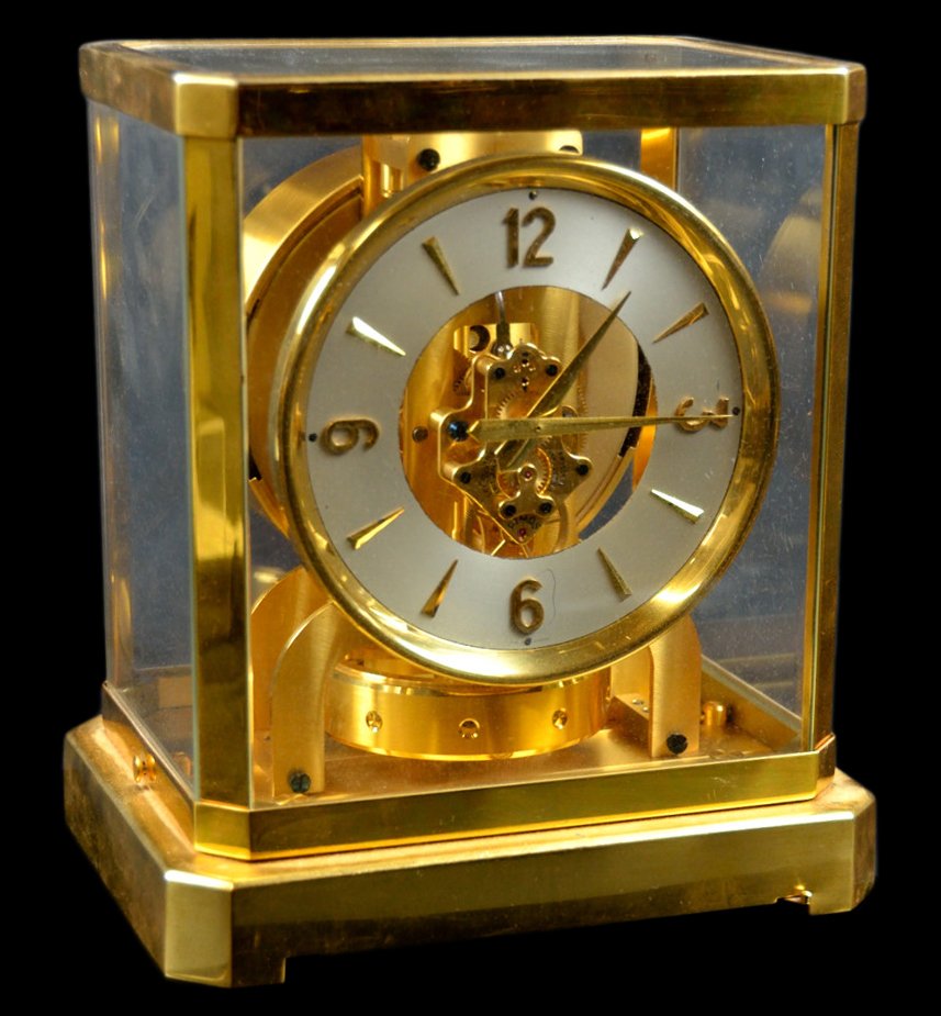 41 A VINTAGE JAEGER LECOULTRE ATMOS MANTEL CLOCK