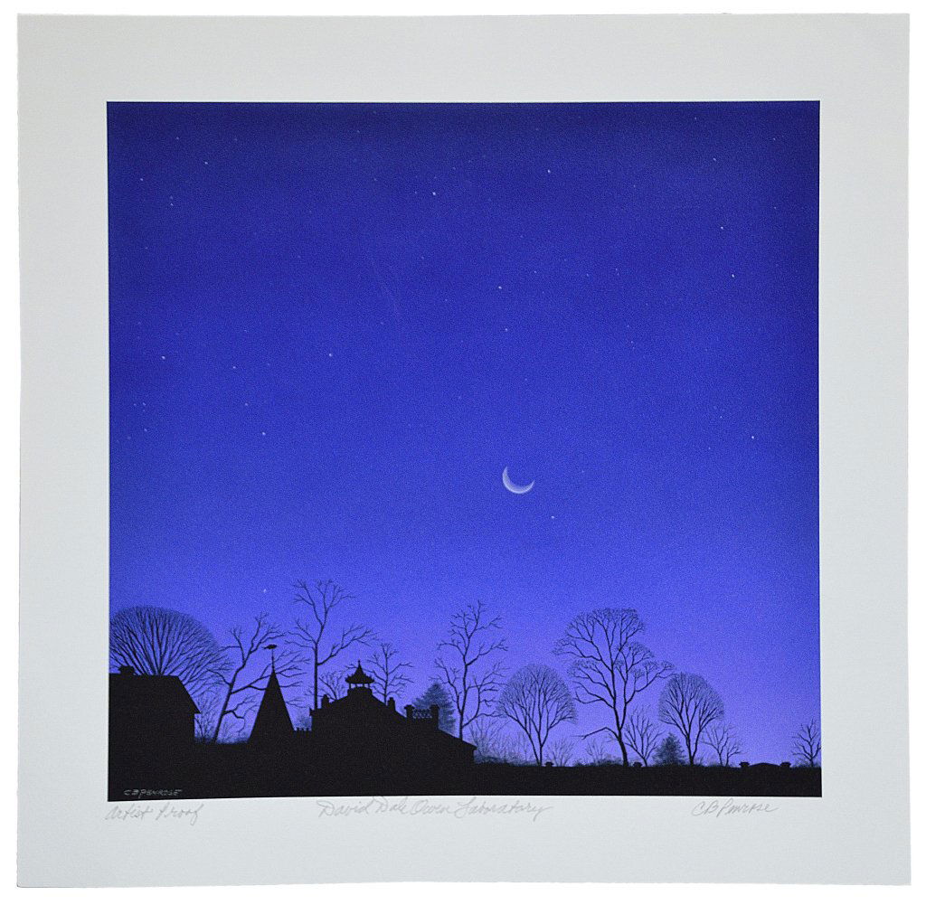 CLEMENT B. PENROSE (American): CLEMENT B. PENROSE (American) “DAVID DALE OWEN LABORATORY” 20th Century Undated limited edition print on paper, unframed. Signed in pencil C.B. Penrose lower right, titled lower center, and Artist