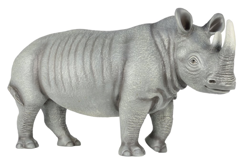 SERGIO BUSTAMANTE (Mexican, 1942-PRESENT) "RHINO": SERGIO BUSTAMANTE (Mexican, 1942-PRESENT) ""RHINO"" ""RHINO"" (""RINOCERONTE"") Polychromed papier-mache, signed and numbered ""SERGIO BUSTAMANTE 9/100"". Provenance: Sergio Bustamante, Tlaquepaque (i
