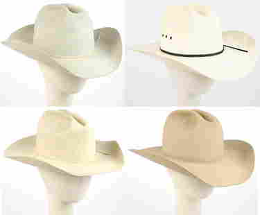A Collection Of M L Leddy S And Resistol Cowboy Hats S Mar 07 13 Morton Auctioneers And Appraisers In Tx