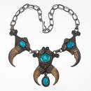 Bear Claw Necklace with Turquoise