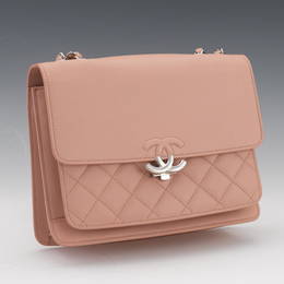 Chanel Pink Leather Flap, 2019