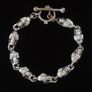 Jacob & Co. Gentleman's Diamond Skull Bracelet