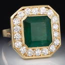 Ladies' 7.73 ct Emerald and Diamond, GIA Report SGL