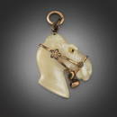 Carved Mother of Pearl Camel Pendant