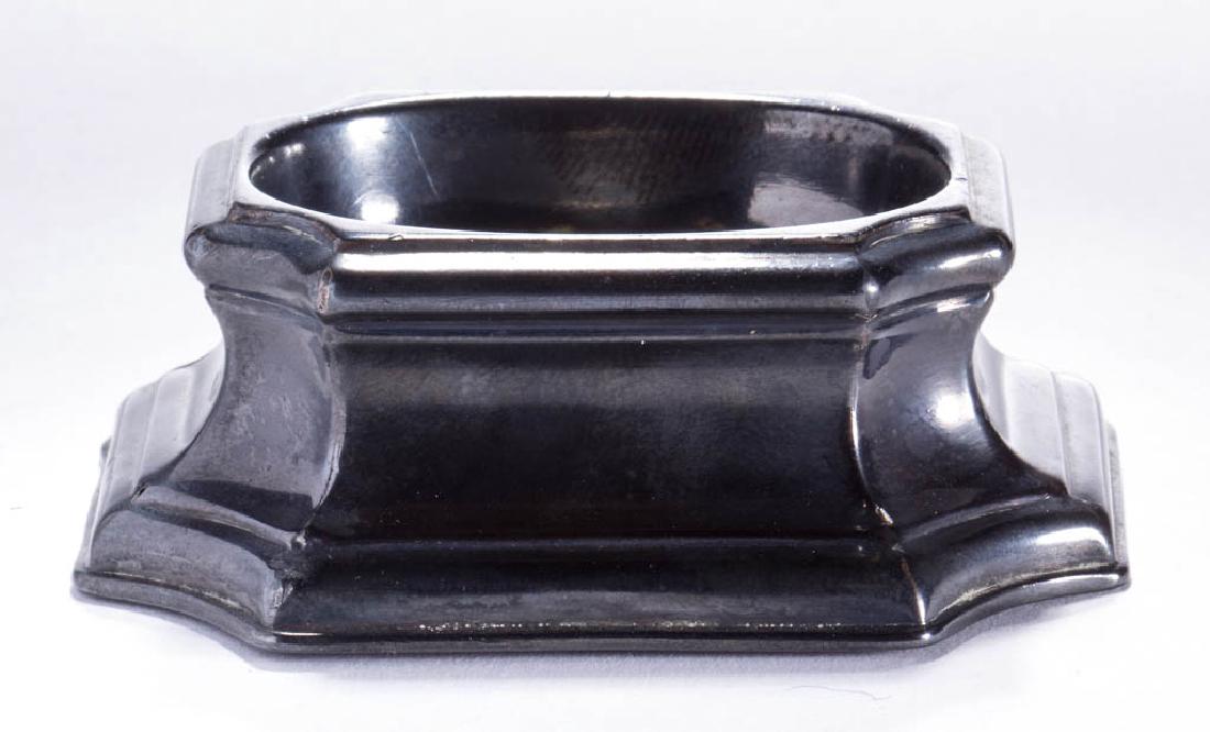 GEORGIAN LONDON STERLING SILVER OPEN SALT (1 of 1)