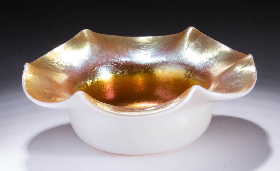 STEUBEN GOLD CALCITE OPEN SALT (1 of 1)