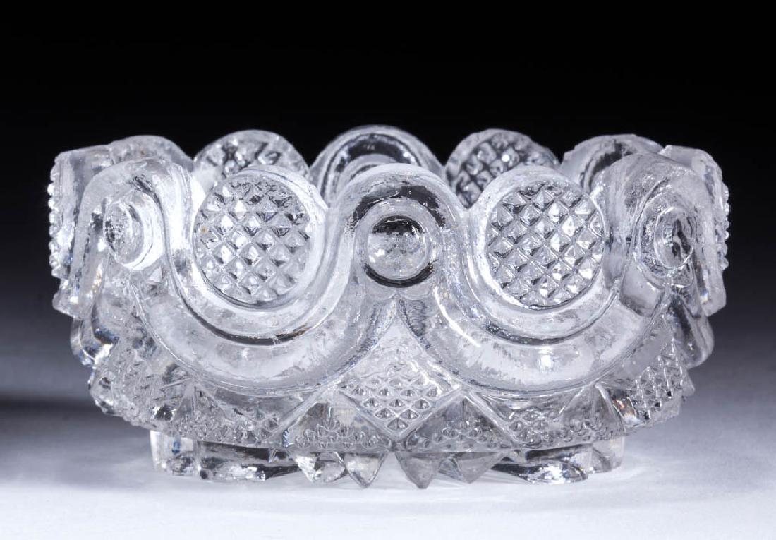 OL-16 STRAWBERRY DIAMOND AND SWAG OVAL PRESSED OPEN (1 of 1)