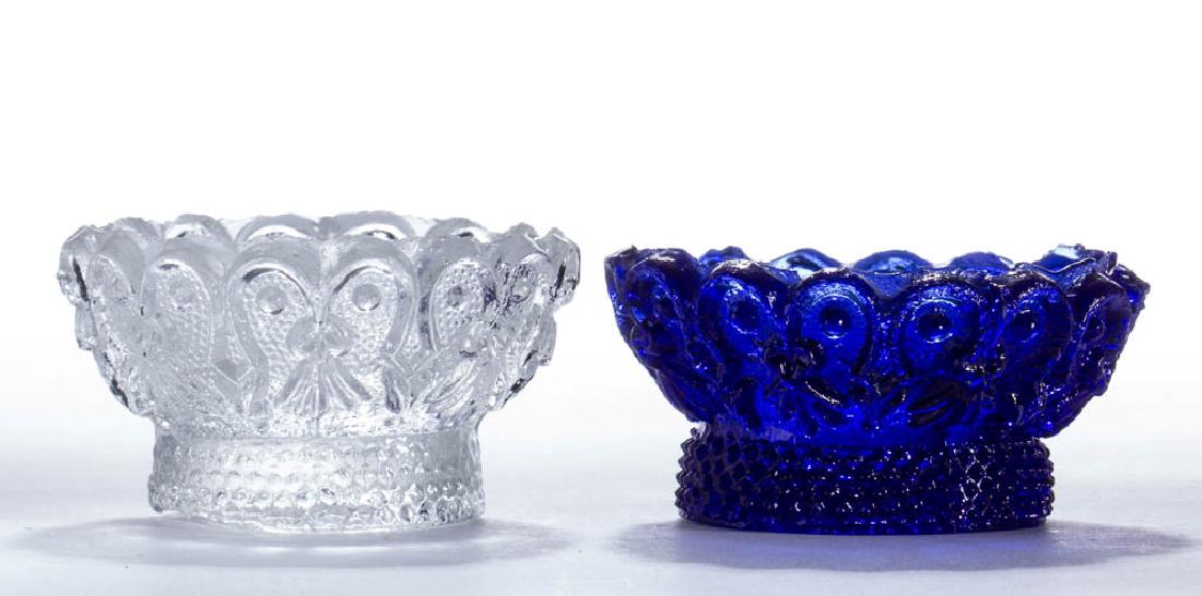 RD-26 VARIANT ROUND PRESSED OPEN SALTS, LOT OF TWO (1 of 3)