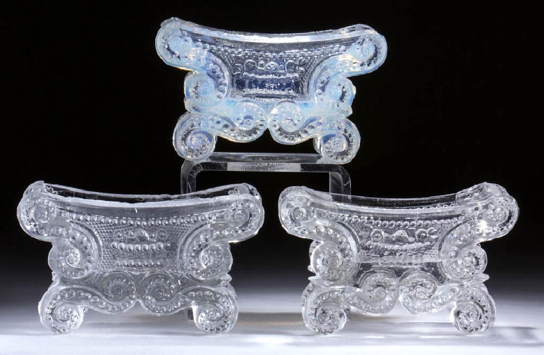 BS BEADED SCROLL AND BASKET OF FLOWERS PRESSED OPEN (1 of 4)