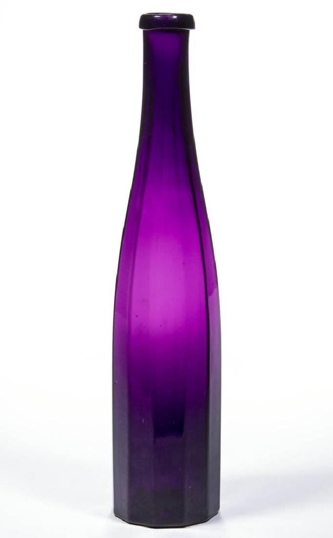 BLOWN-MOLDED PANELED COMMERCIAL COLOGNE BOTTLE (1 of 1)