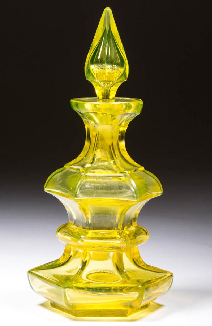 BLOWN-MOLDED WAISTED SIX-PANEL COLOGNE BOTTLE (1 of 1)