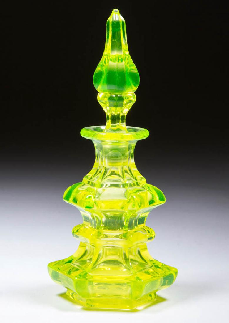 BLOWN-MOLDED WAISTED SIX-PANEL COLOGNE BOTTLE (1 of 1)