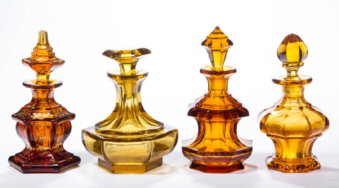 ASSORTED BLOWN-MOLDED / PRESSED COLOGNE BOTTLES, LOT OF (1 of 1)