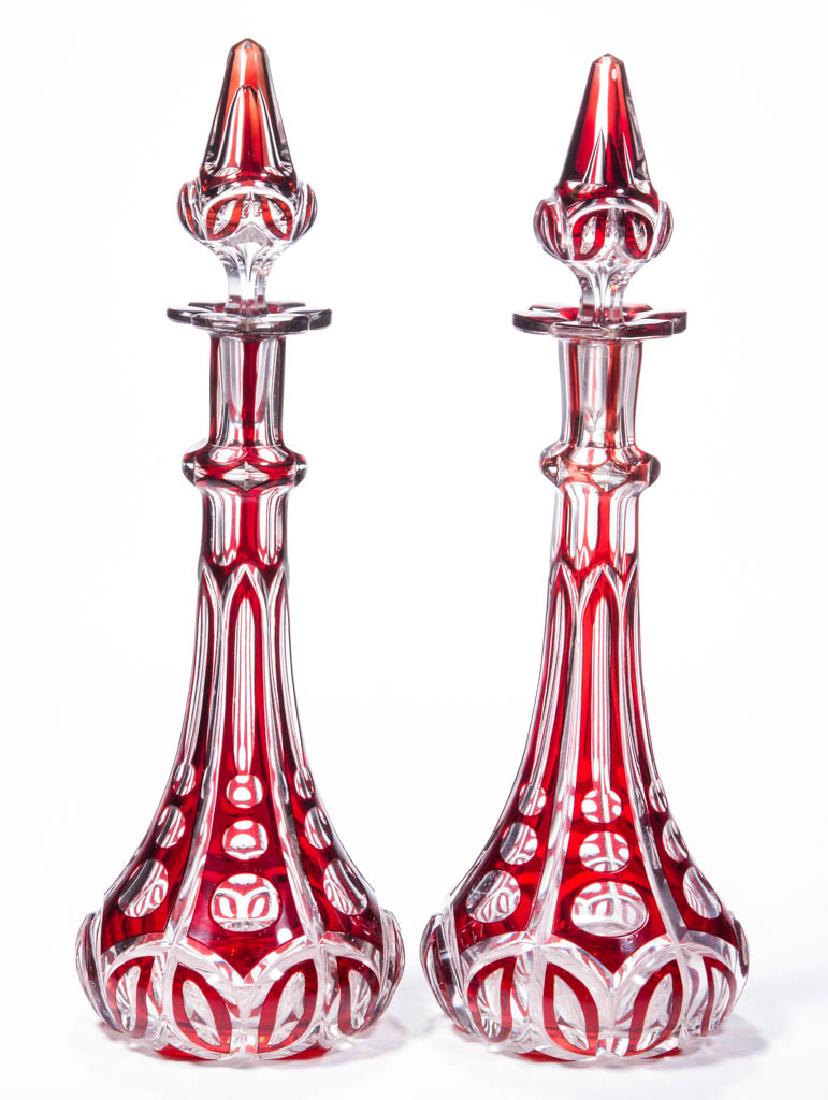 CUT OVERLAY PUNTY, PETAL, AND LEAF PAIR OF COLOGNE (1 of 1)