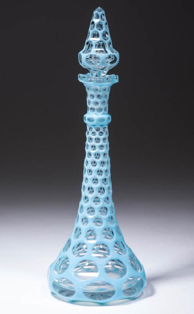 CUT OVERLAY ALL-OVER PUNTY COLOGNE BOTTLE (1 of 1)