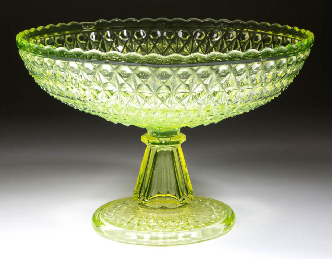 CENTRAL NO. 775 / PRESSED DIAMOND OPEN COMPOTE (1 of 1)