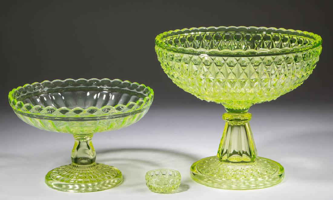 ASSORTED CENTRAL PRESSED GLASS ARTICLES, LOT OF THREE (1 of 1)