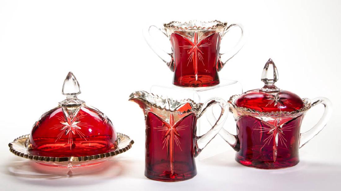 CAMBRIDGE NO. 2656 / NEARCUT STAR - RUBY-STAINED (1 of 1)