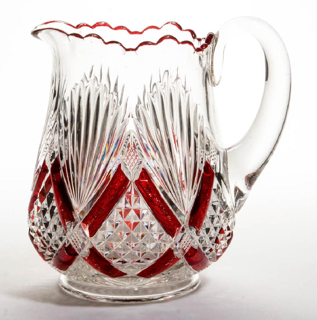 CHAMPION (OMN) - RUBY-STAINED WATER PITCHER (1 of 1)
