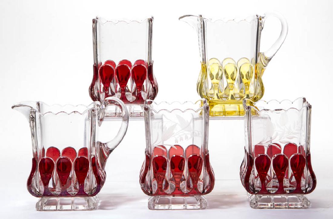 CRYSTAL WEDDING (OMN) - STAINED TABLE ARTICLES, LOT OF (1 of 1)