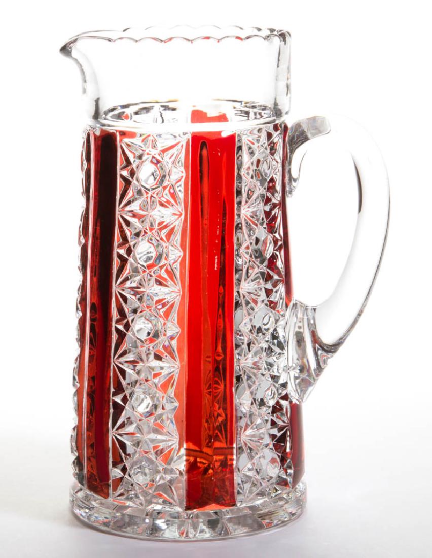 DUNCAN NO. 58 - RUBY-STAINED WATER PITCHER (1 of 1)