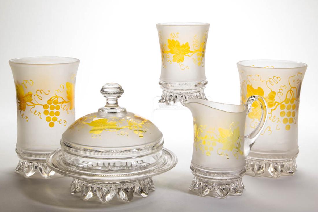 DUNCAN NO. 89 / RIBBED DROPLET BAND - AMBER-STAINED (1 of 1)