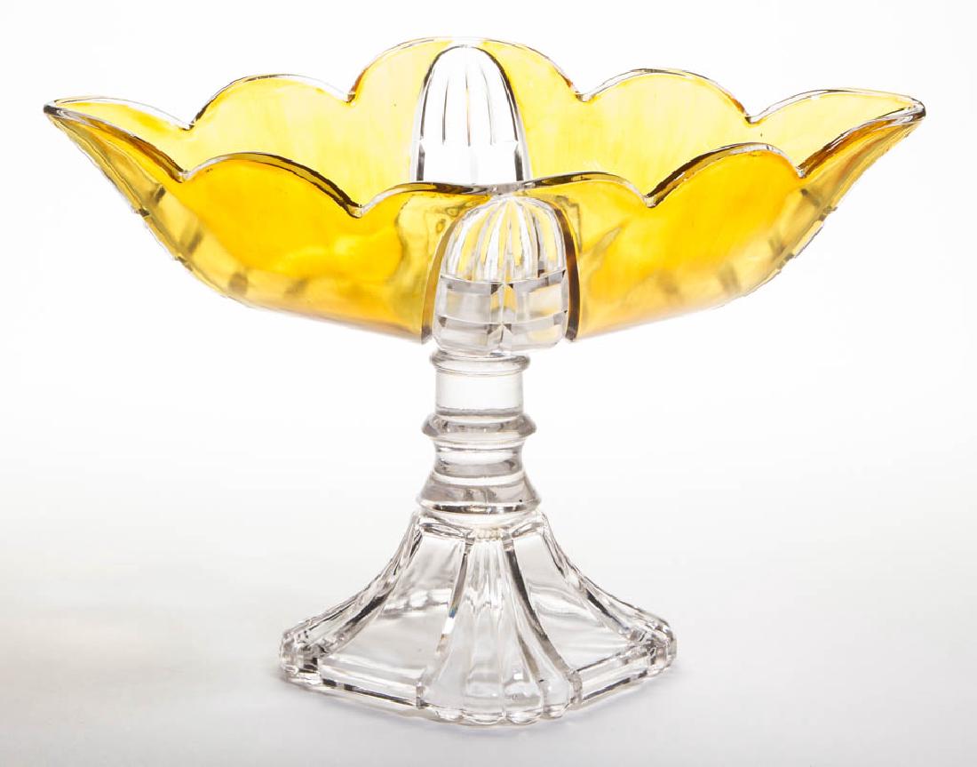 HIDALGO / ADAMS NO. 5 - AMBER-STAINED OPEN COMPOTE (1 of 1)