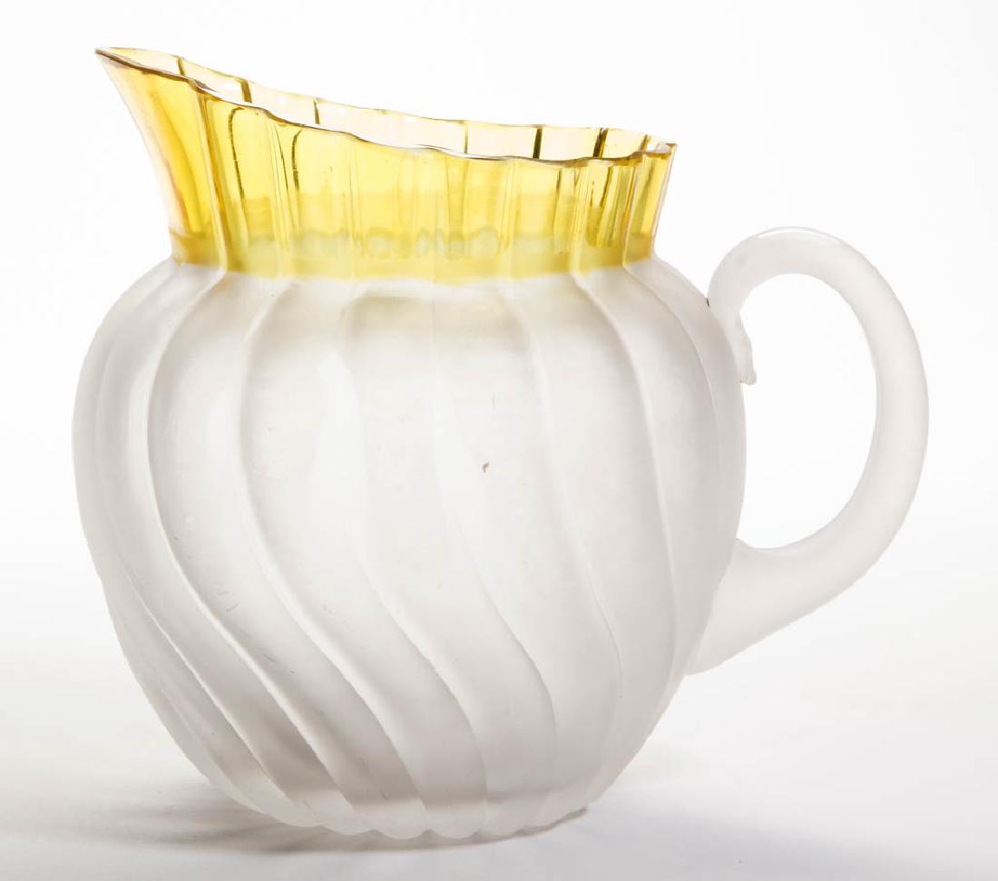 HOBBS NO. 326 / SWIRL - AMBER-STAINED WATER PITCHER (1 of 1)