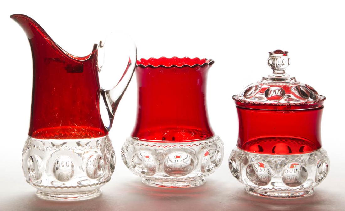 KING'S CROWN / EXCELSIOR (OMN) - RUBY-STAINED TABLE (1 of 1)