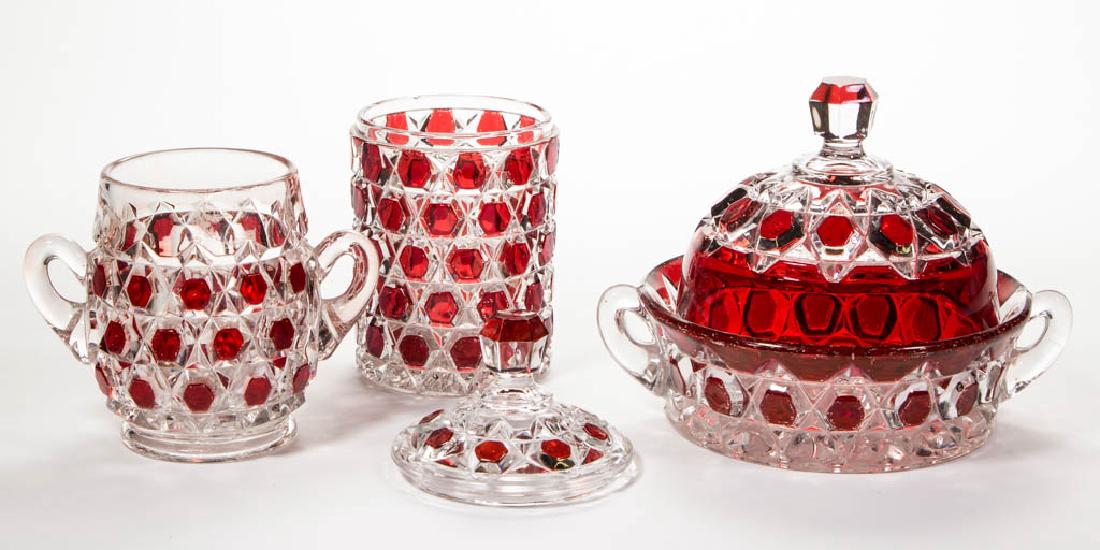 RED BLOCK - RUBY-STAINED ARTICLES, (1 of 1)