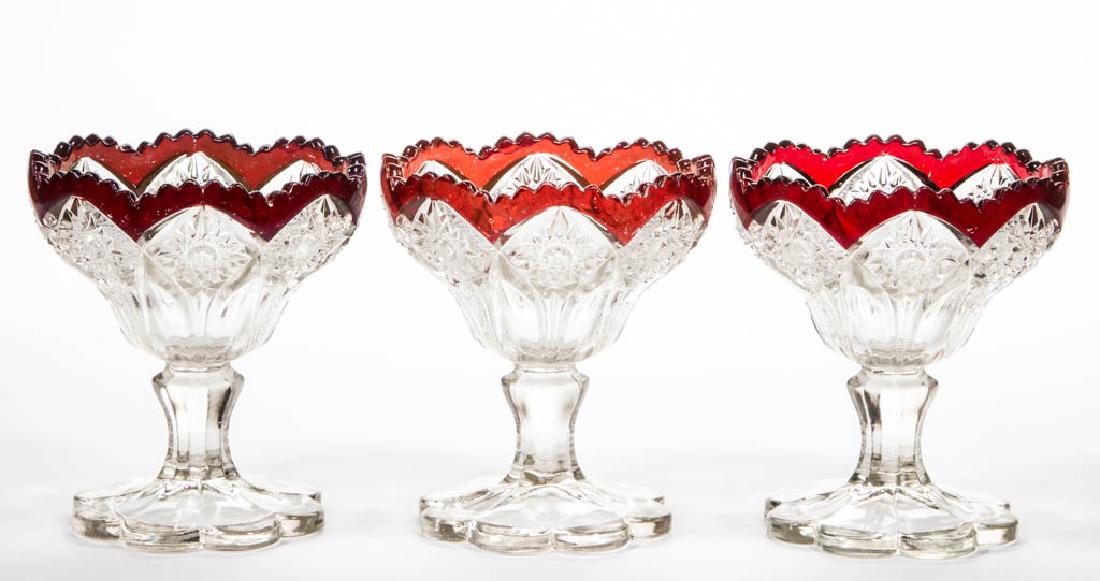 NOGI (OMN) - RUBY-STAINED JELLY COMPOTES, LOT OF THREE (1 of 1)