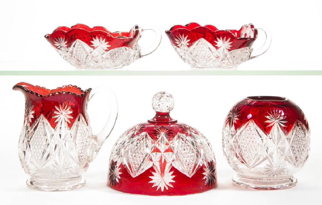 WESTMORELAND'S STERLING - RUBY-STAINED ARTICLES, LOT OF (1 of 1)