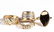 VINTAGE LADY'S 14K GOLD RINGS, LOT OF FOUR