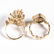 VINTAGE LADY'S 14K GOLD RINGS, LOT OF TWO - 2