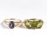 VINTAGE LADY'S 14K GOLD AND GEMSTONE RINGS, LOT OF TWO