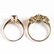 VINTAGE LADY'S 14K GOLD AND GEMSTONE RINGS, LOT OF TWO - 2