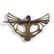 ART DECO STERLING AND ENAMEL FIGURAL PIN - 2