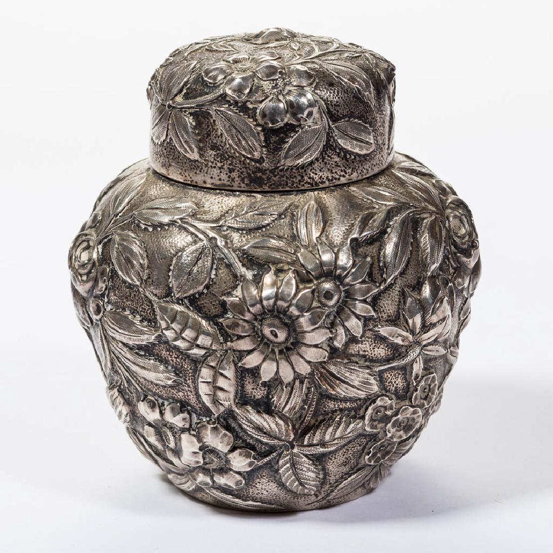 KIRK STERLING SILVER TEA CADDY (1 of 2)