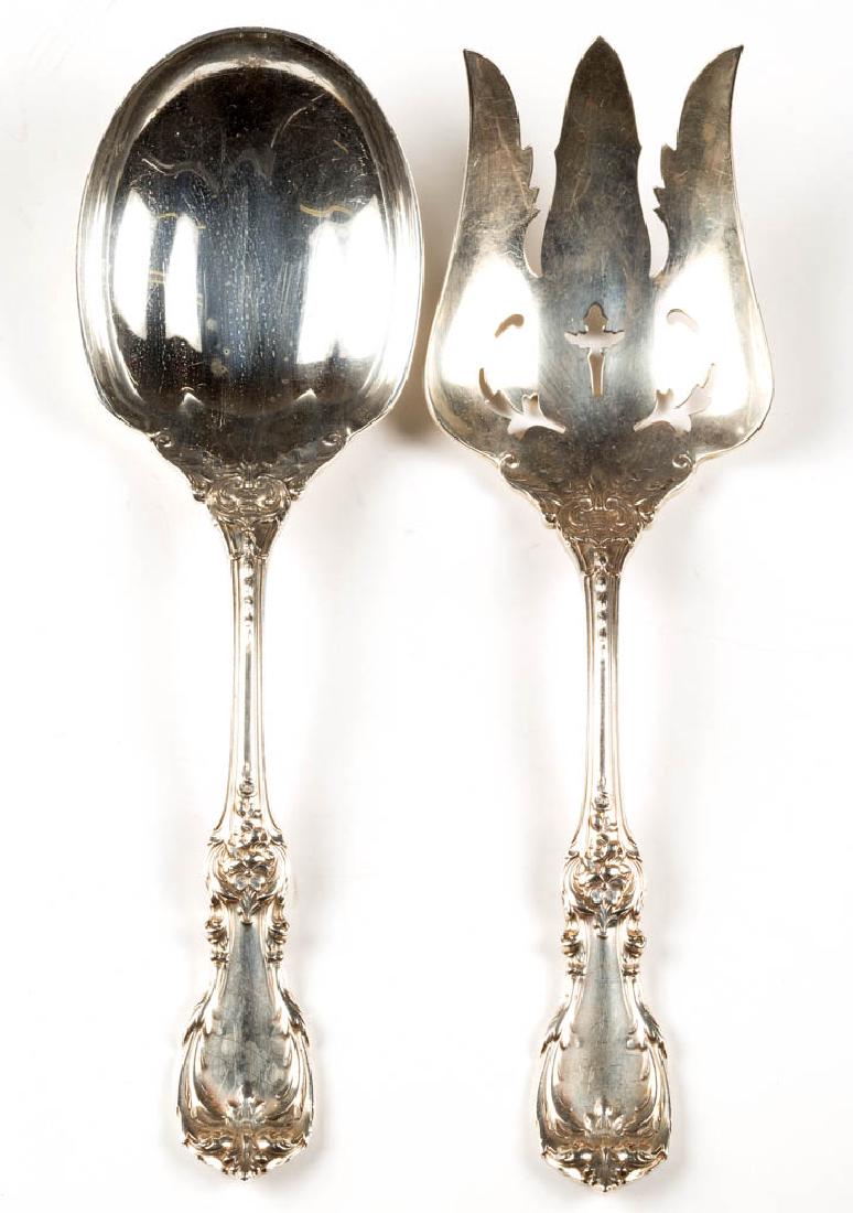 REED AND BARTON "BURGUNDY" STERLING SILVER SALAD (1 of 1)