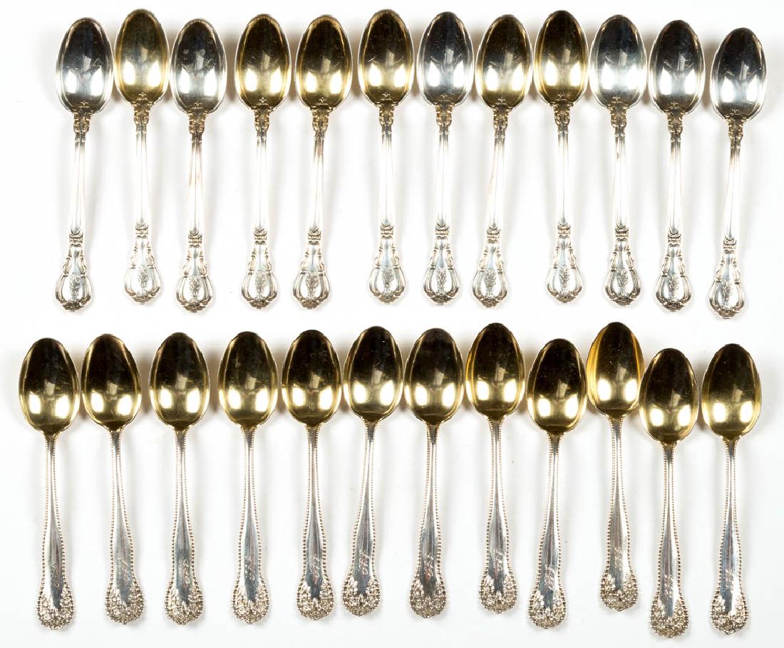 GORHAM STERLING SILVER DEMITASSE SPOONS, LOT OF 24 (1 of 1)