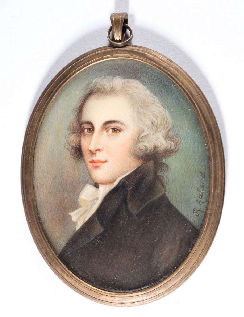 BRITISH OR CONTINENTAL SCHOOL (19TH CENTURY) MINIATURE (1 of 2)