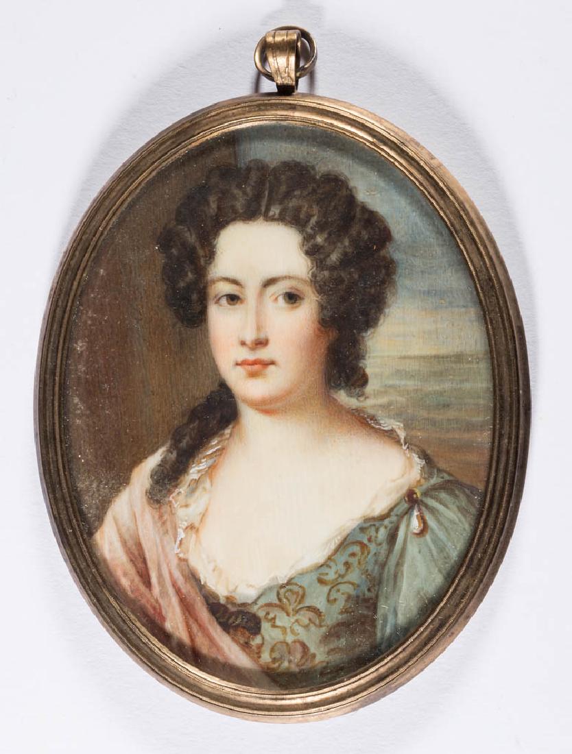 BRITISH OR CONTINENTAL SCHOOL (19TH CENTURY) MINIATURE (1 of 2)