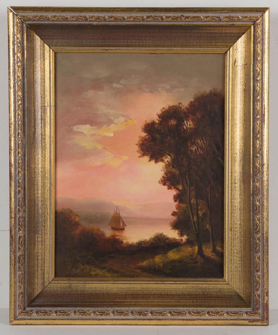 AMERICAN SCHOOL (19TH CENTURY) NEW YORK LANDSCAPE (1 of 2)