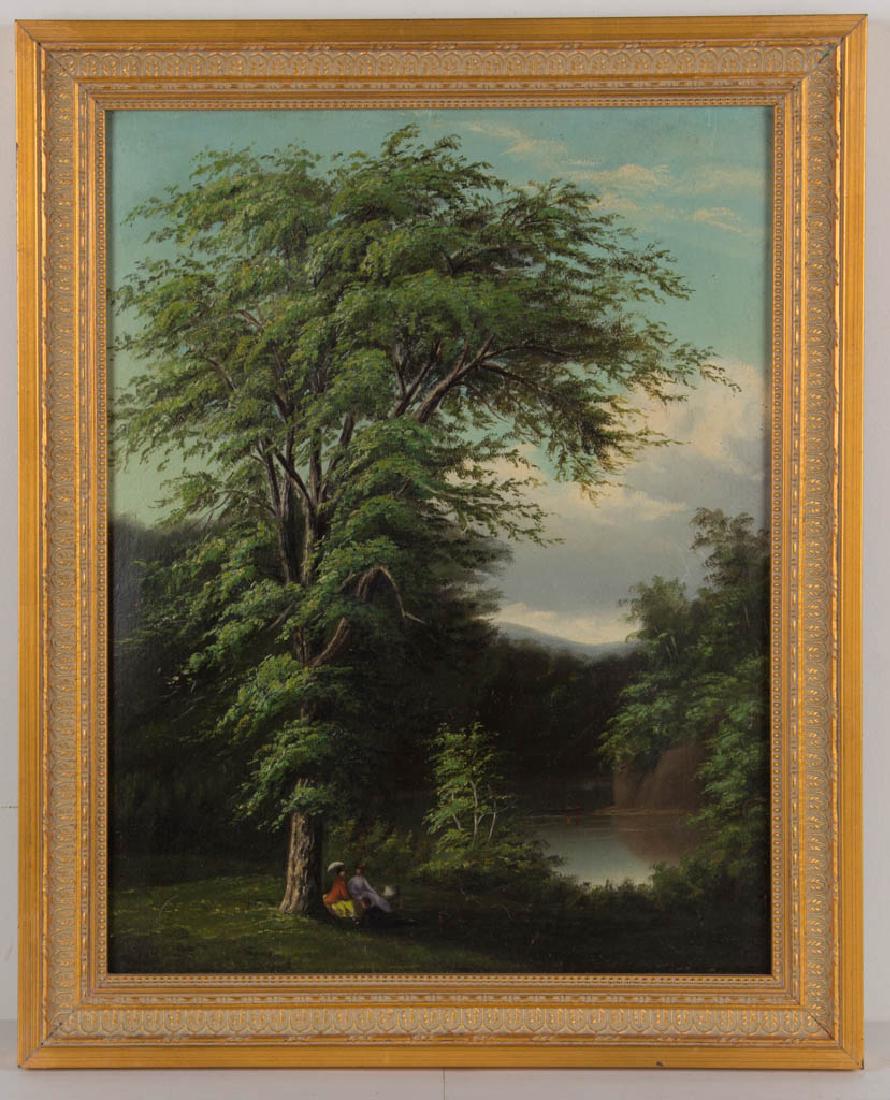 AMERICAN OR BRITISH SCHOOL (19TH CENTURY) LANDSCAPE (1 of 1)