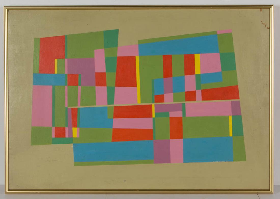 WINSLOW ANDERSON (AMERICAN, 1917-2007) "HARPSICHORD (1 of 2)